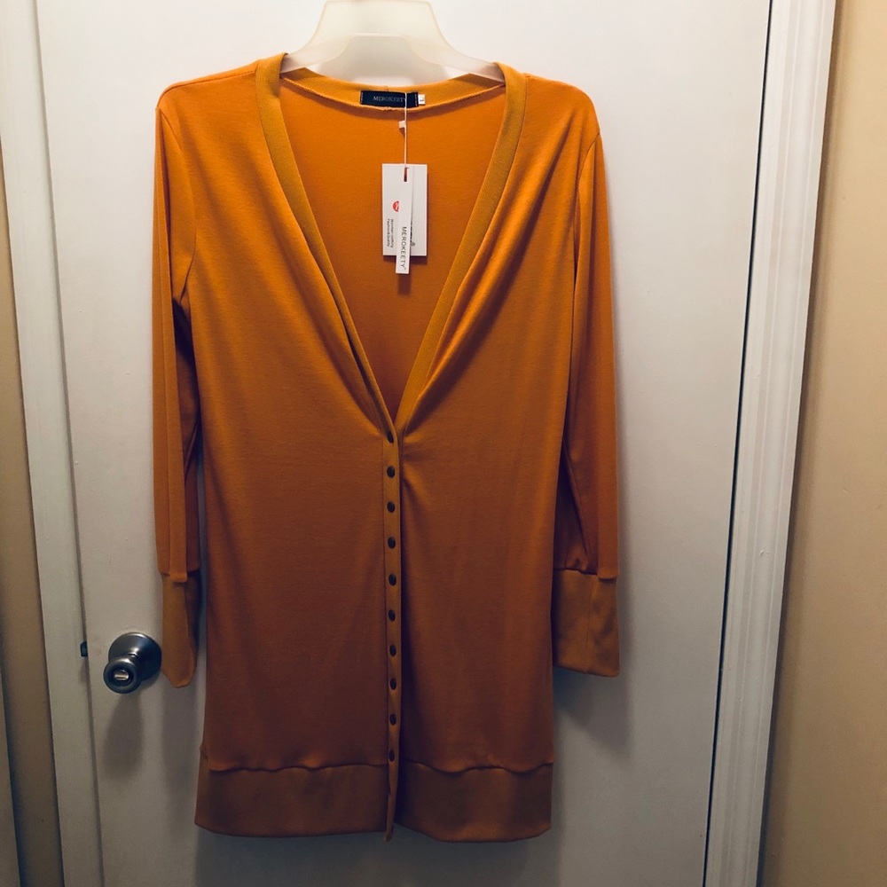 Mustard Yellow Oversized cardigan
